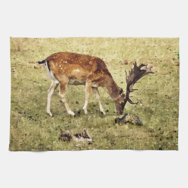 DEER KITCHEN TOWEL (Horizontal)