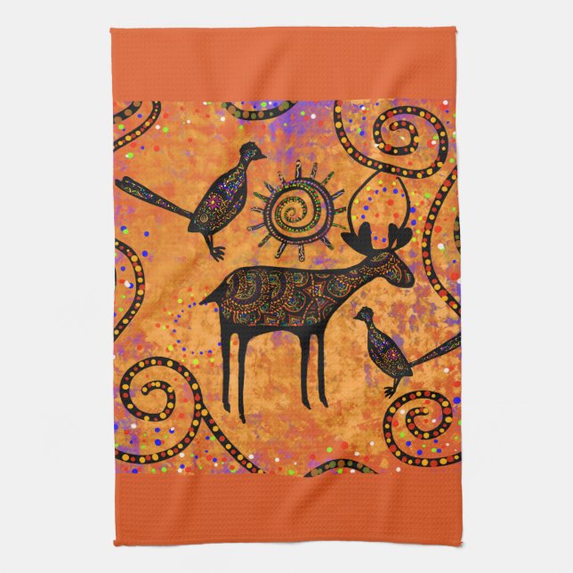 DEER KITCHEN TOWEL (Vertical)