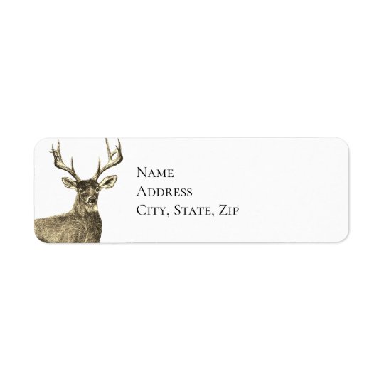 Deer Label | Zazzle.com