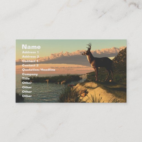 Deer Lake Business Card