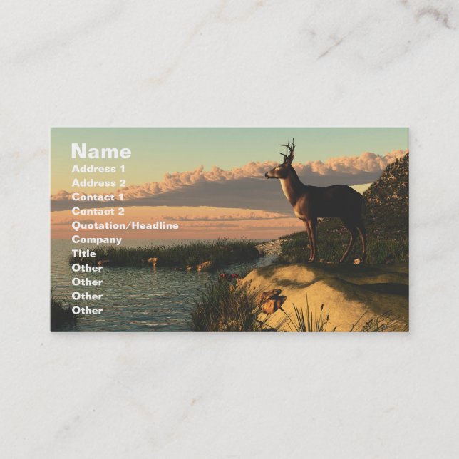 Deer Lake Business Card (Front)