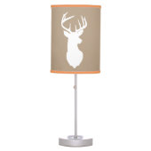 Deer Lamp Tan with Orange Trim (Front)
