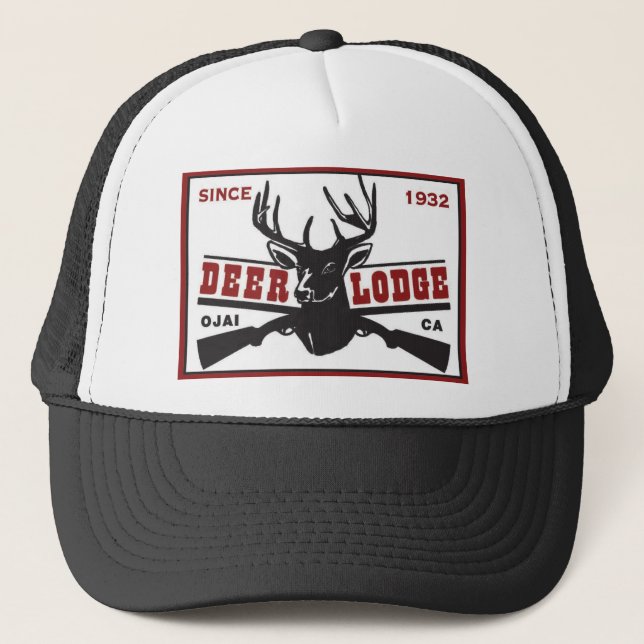Deer Lodge Hunting Trucker Cap (Front)
