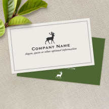 Deer Logo Business Card