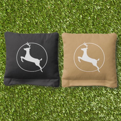 Deer Logo  Cornhole Bags