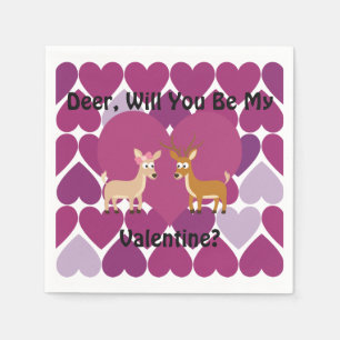 Deer Love Paper Napkins