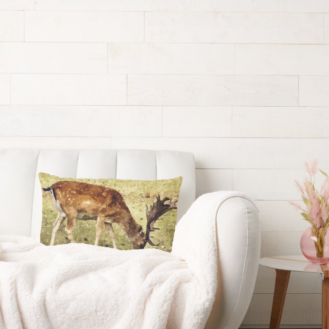 DEER LUMBAR PILLOW (Couch)