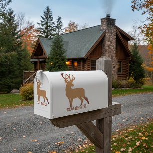 Deer mailbox sticker