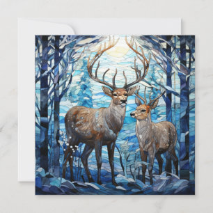 Deer Merry Christmas Greeting Card