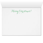 Deer Merry Christmas Postcard (Inside Horizontal (Bottom))
