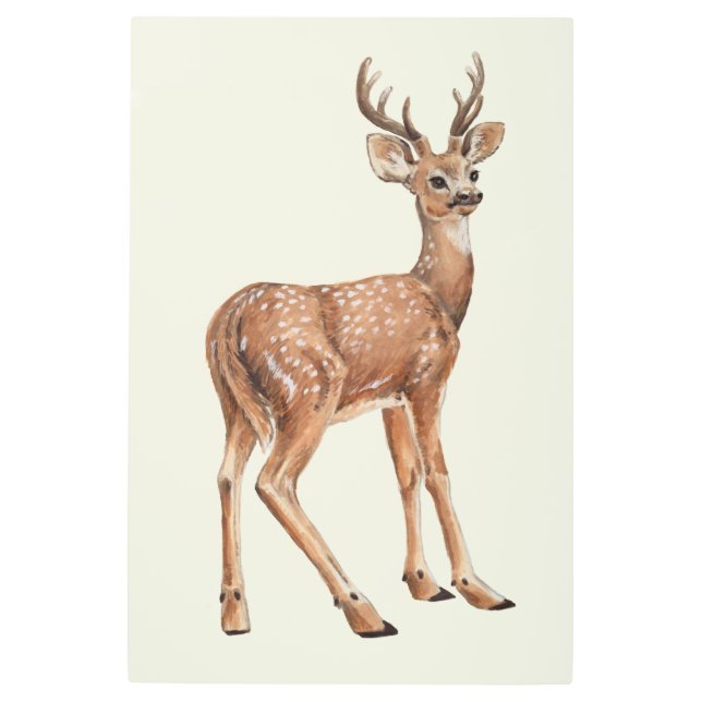 Deer Metal Print (Front)