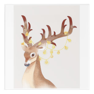 Deer metal wall art