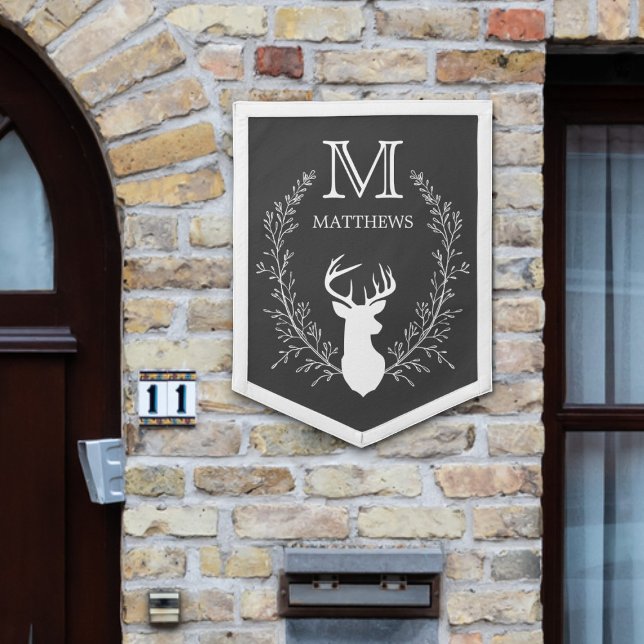 Deer Monogram Pennant (Creator Uploaded)