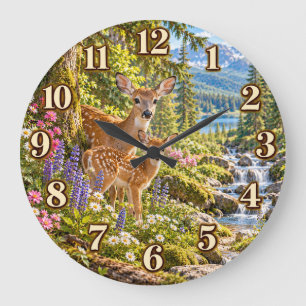 Deer Mountain Lake & Wildflower Clock