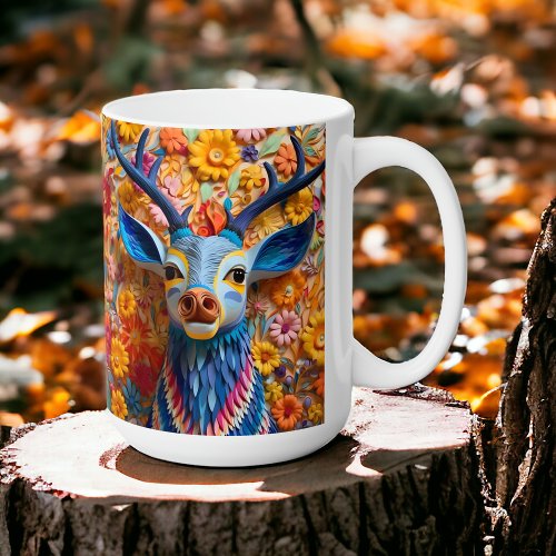  Deer Mug Reindeer Mug Deer Cup