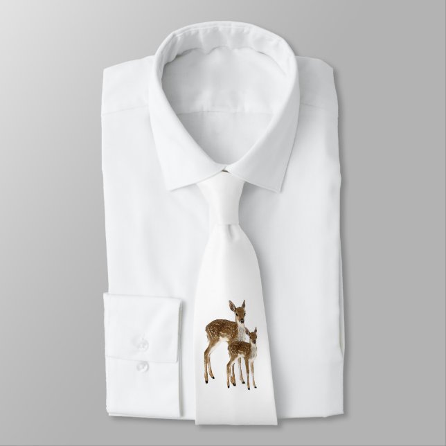 Deer Neck Tie (Tied)