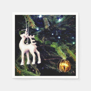 Deer on a tree napkins