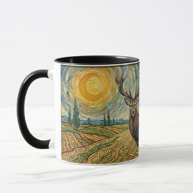 deer on the habitat mug (Left)