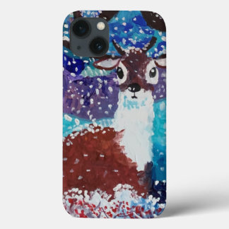Deer Painting iPhone 13 Case