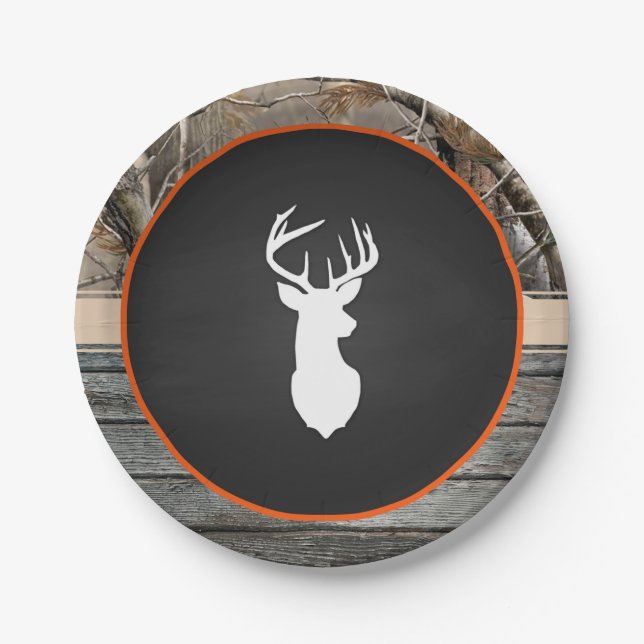 Deer Party Plate - Boy (Front)