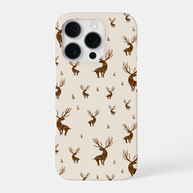 Deer pattern iphone case (Back)