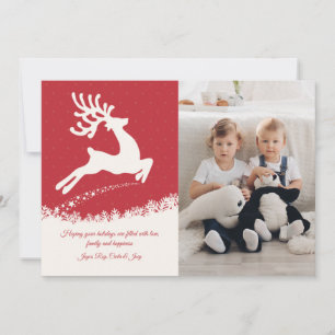 Deer Photo Holiday Card