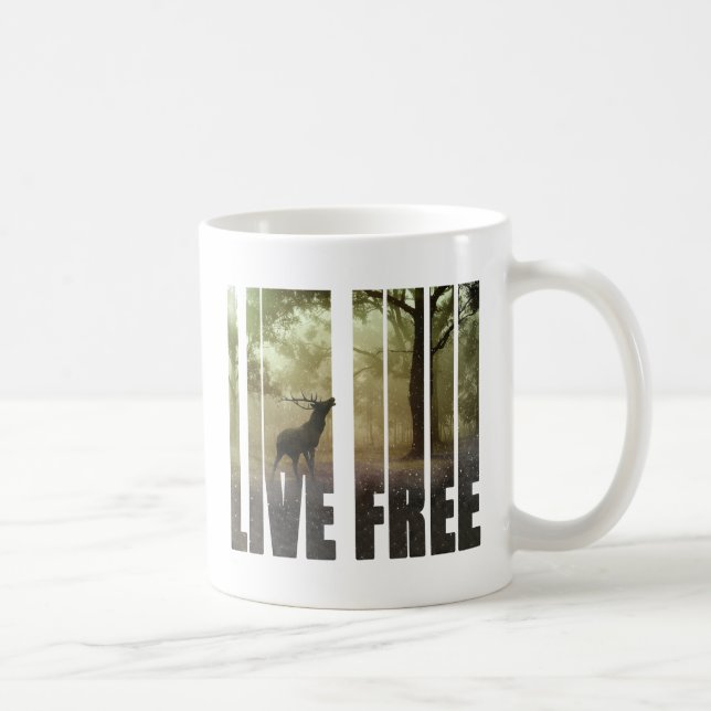 Deer Photo Print Coffee Mug (Right)