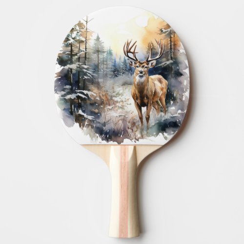 Deer Ping Pong Paddle