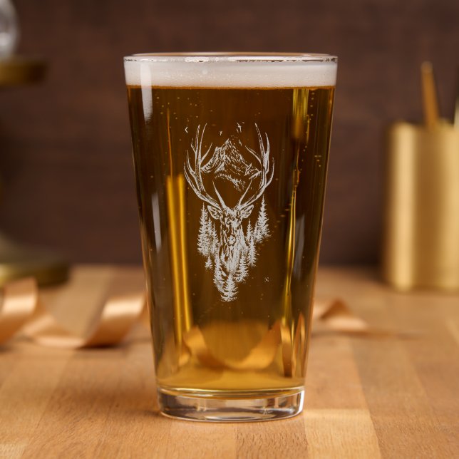 Deer  pint glass (Party)