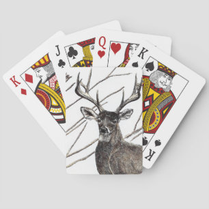 Deer Playing Cards