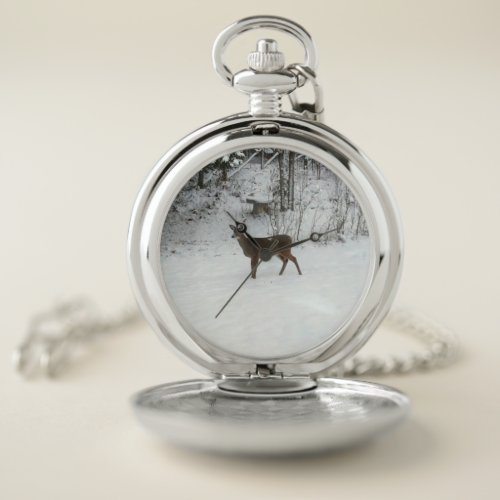 Deer Pocket Watch