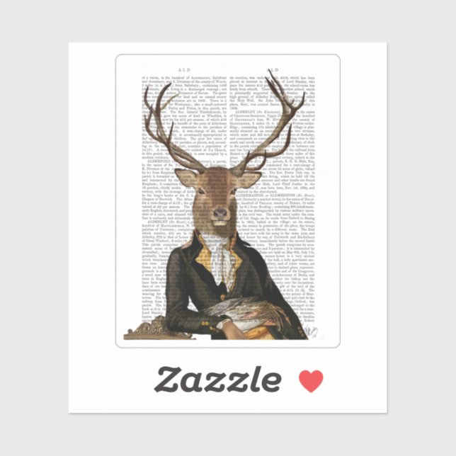 Deer Portrait Sticker (Sheet)