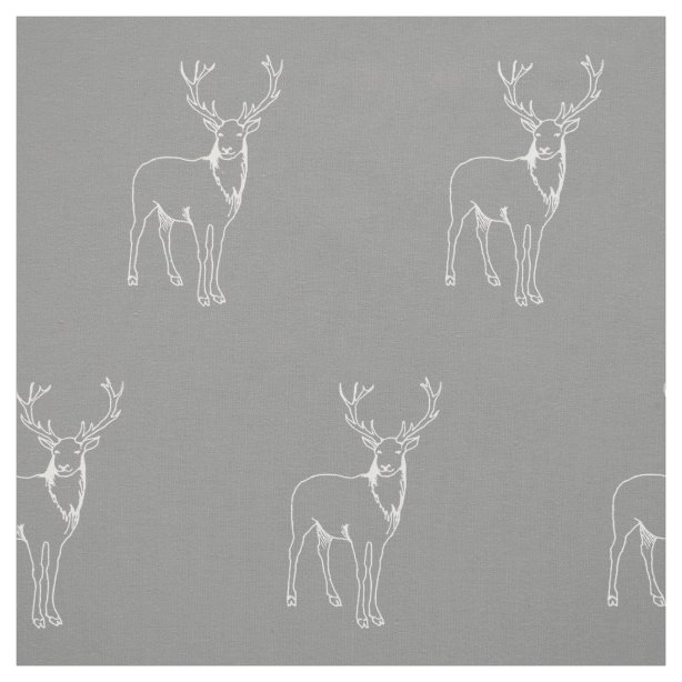 Deer Fabric | Zazzle