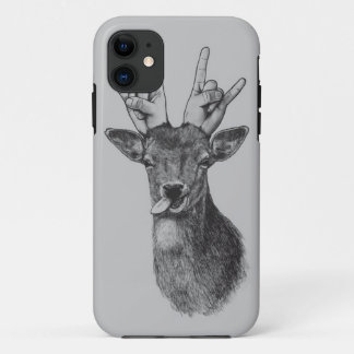 Deer Punk Illustrated Phone Case