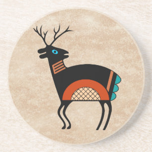 Deer Sandstone Coaster