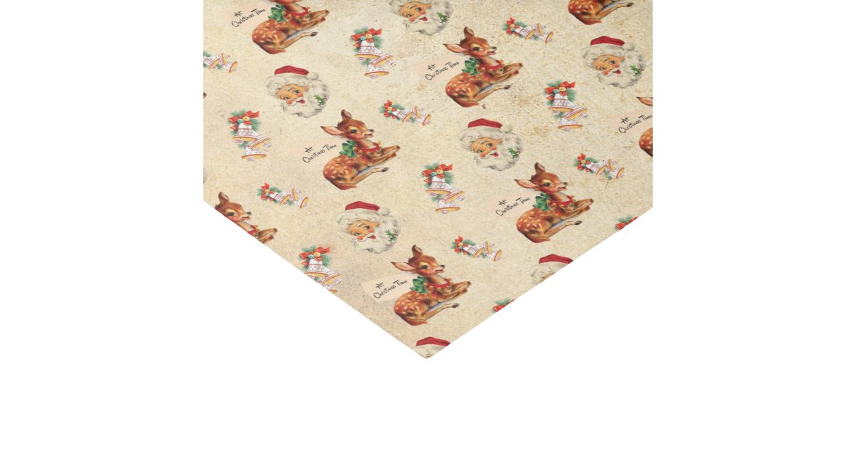 Deer Santa Tissue Paper | Zazzle