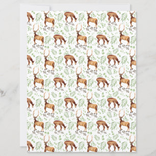 Deer Scrapbook Paper
