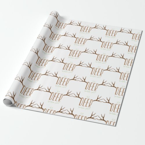 Deer Season Wrapping Paper