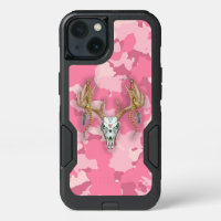 Deer Silhouette Pink Camo Hunting