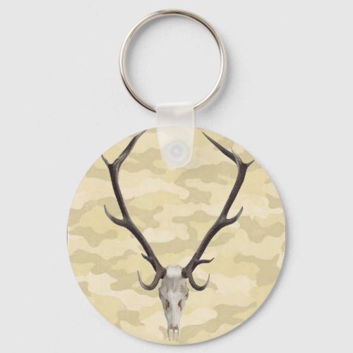 Deer Skull Key Chain