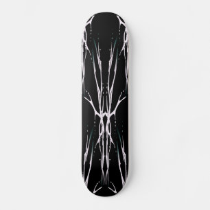 Deer Skull Tribal Design for deer Hunters white Skateboard
