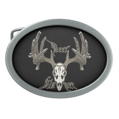 Deer slayer belt buckle