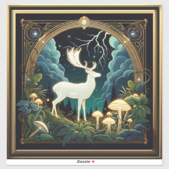 deer spirit sticker (Sheet)