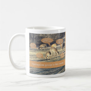 Deer "Springtime Gossip in the Country" Mug