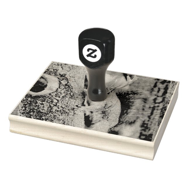 Deer Squirrelly Rubber Stamp (Stamp)