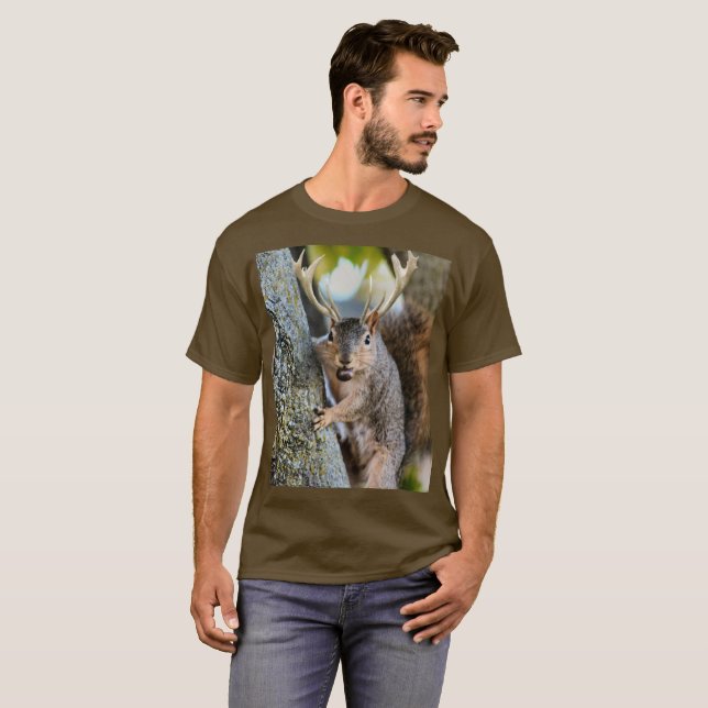 Deer Squirrelly T-Shirt (Front Full)