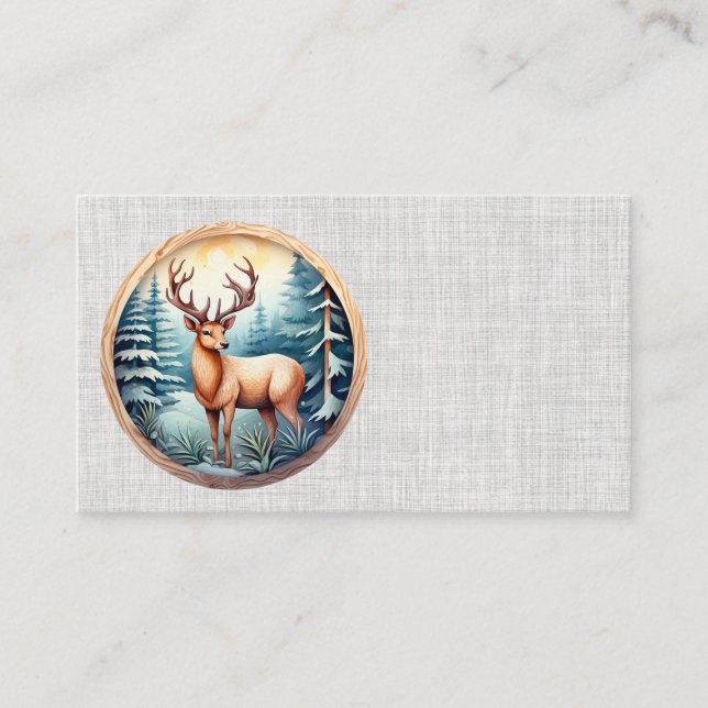 Deer Stag Business Cards (Front)