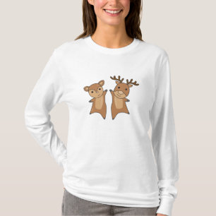 Deer Stag Forest Animals Fawn Cute Animals For T-Shirt