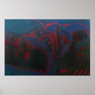 DEER STARE POSTER