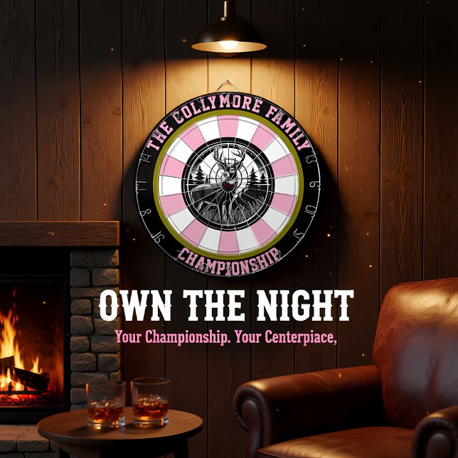 Deer Target Forest Artwork Dart Board (Creator Uploaded)